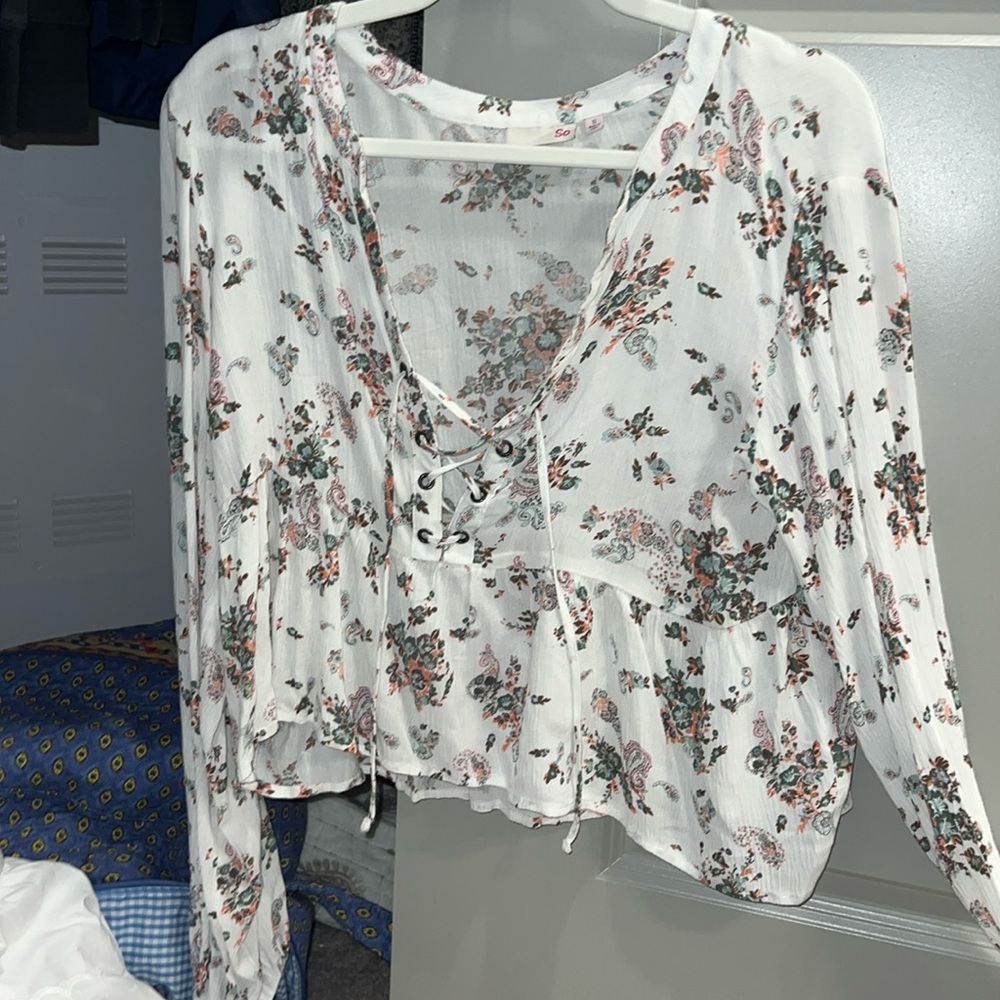 NWT Long Sleeve Crop